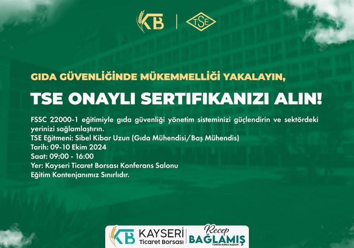 FSSC 22000-1 Gıda Güvenliği Yönetim Sistemi FSSC 22000-1 Gıda Güvenliği Yönetim Sistemi
