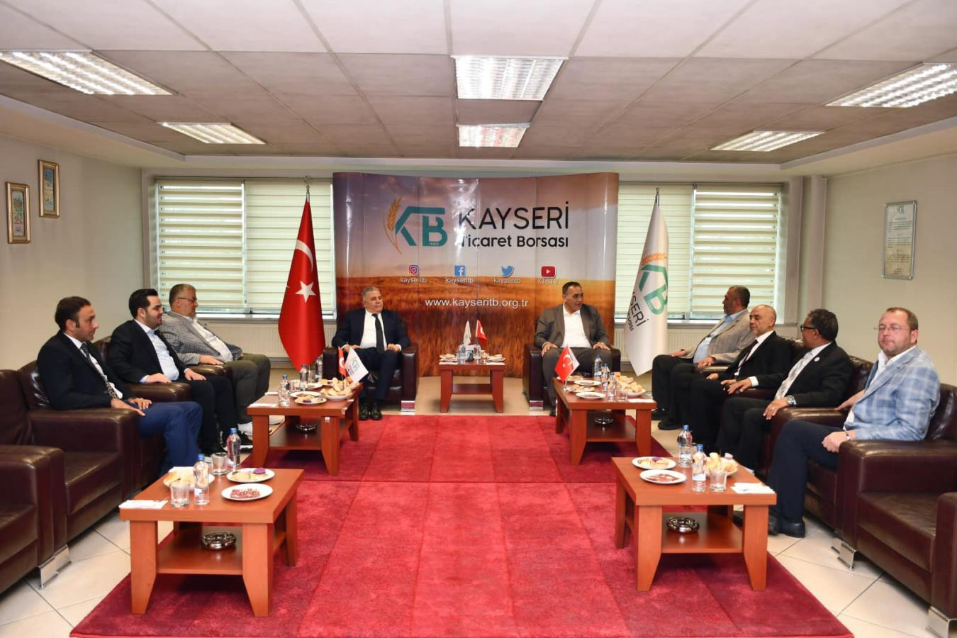 We Hosted the Mayor of Our Sister City Misrata at Our Exchange We Hosted the Mayor of Our Sister City Misrata at Our Exchange