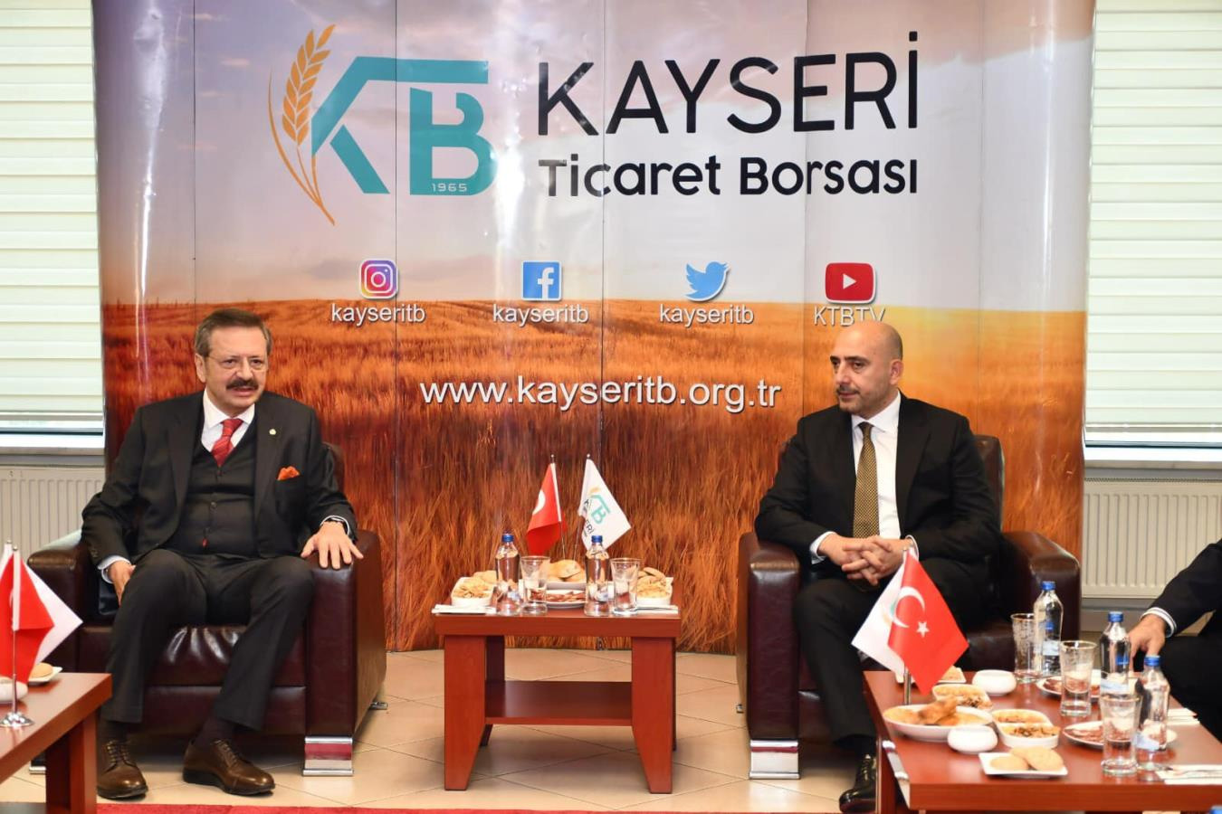 We Hosted TOBB President Hisarcıklıoğlu at Our Exchange We Hosted TOBB President Hisarcıklıoğlu at Our Exchange